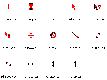 free red cursors