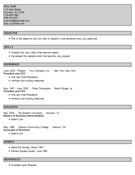 resume example 24