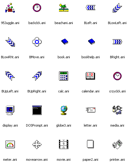 free motion cursors