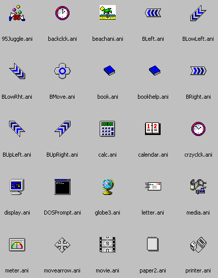 free motion cursors