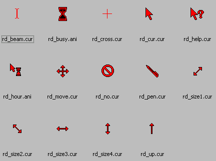 free red cursors