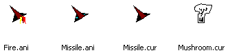 free rockets cursors