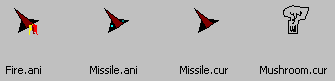 free rockets cursors