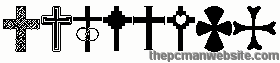 christian crosses