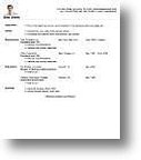 resume experience section