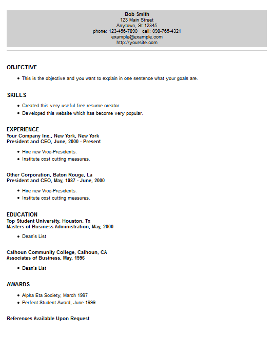 resume example 18