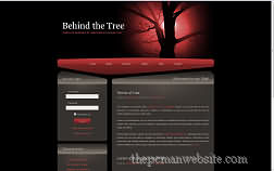 behind the tree template