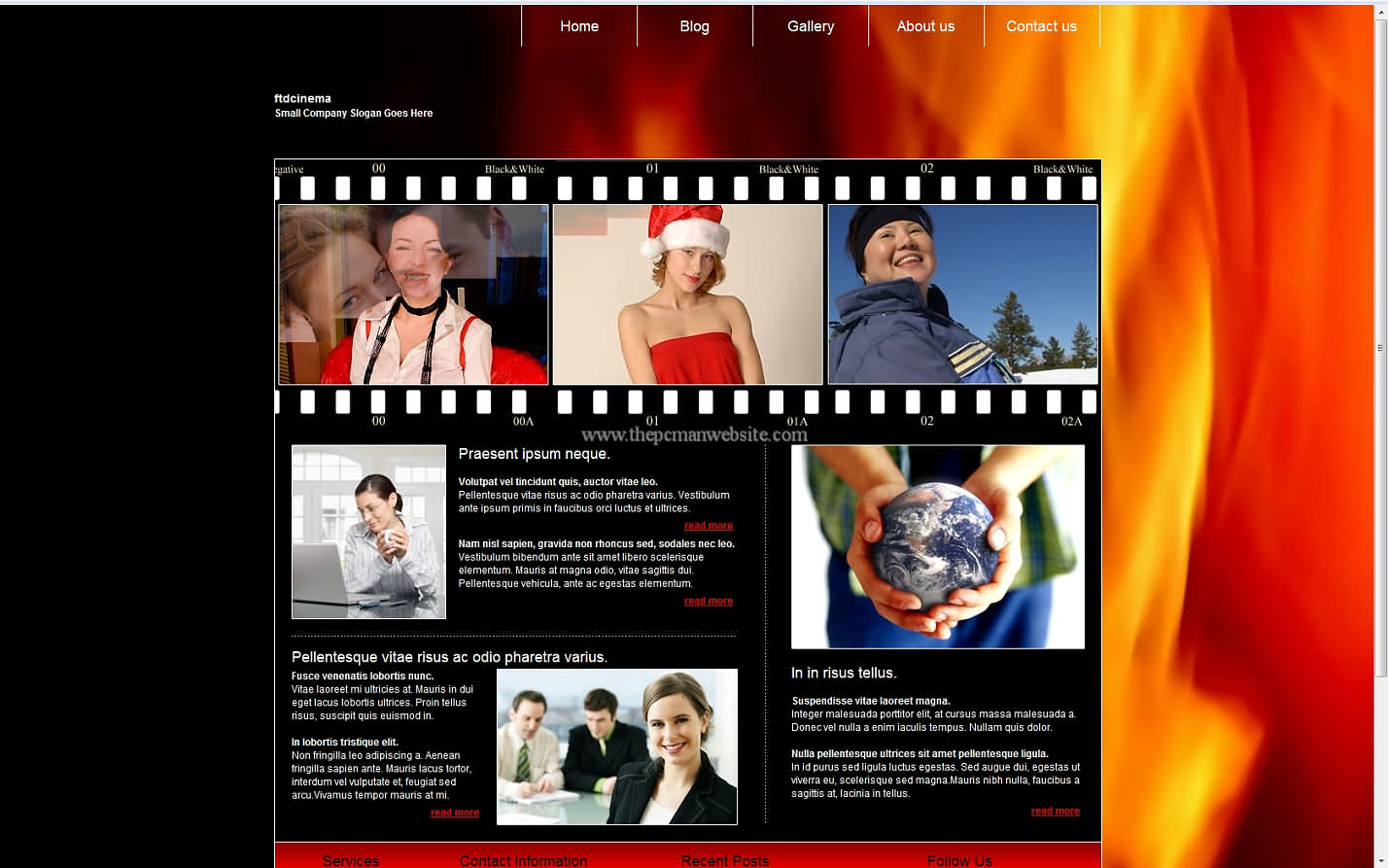 Ftdcinema css template