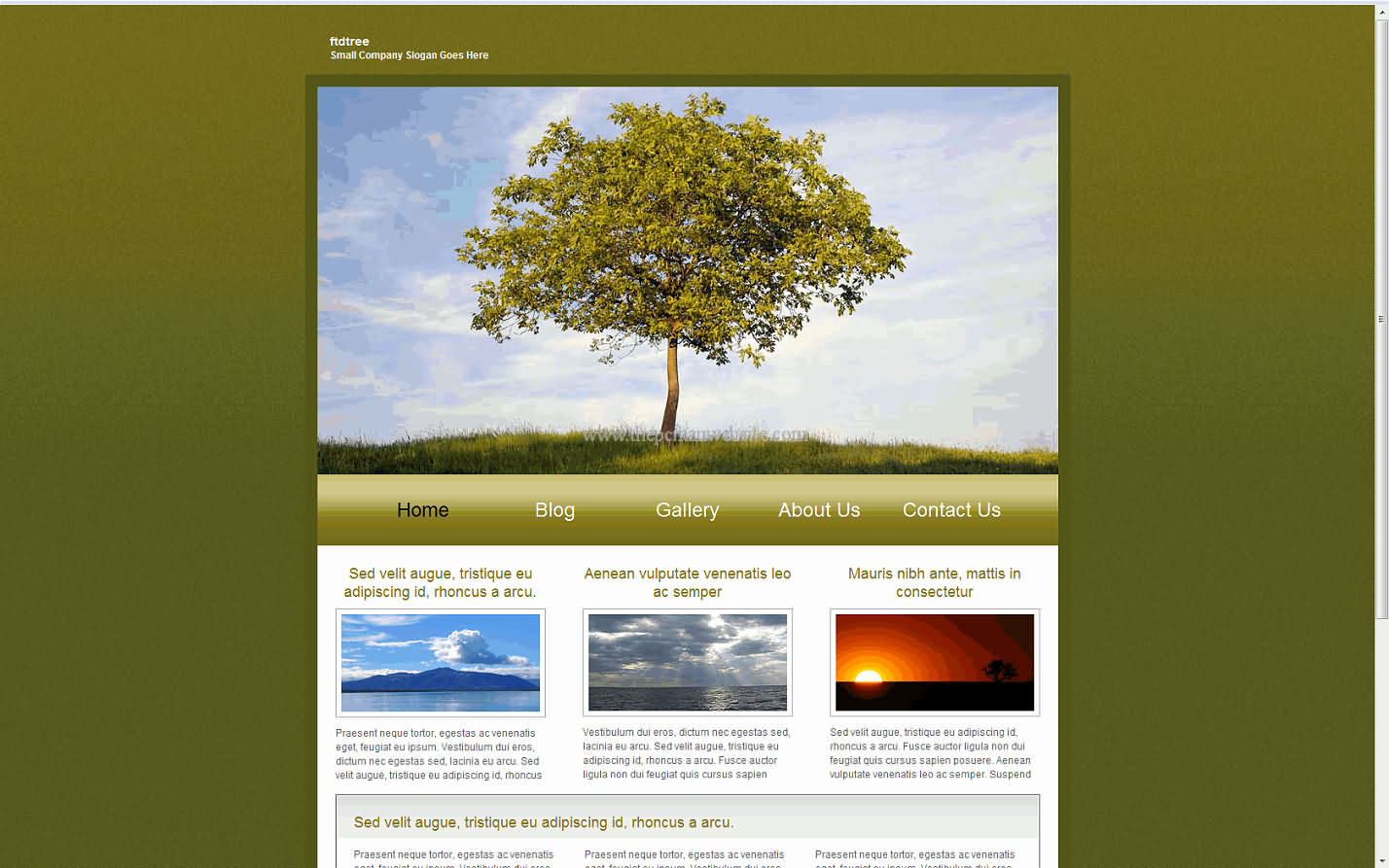 Ftdtree css template