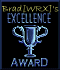 Brad WRX Excellence Award